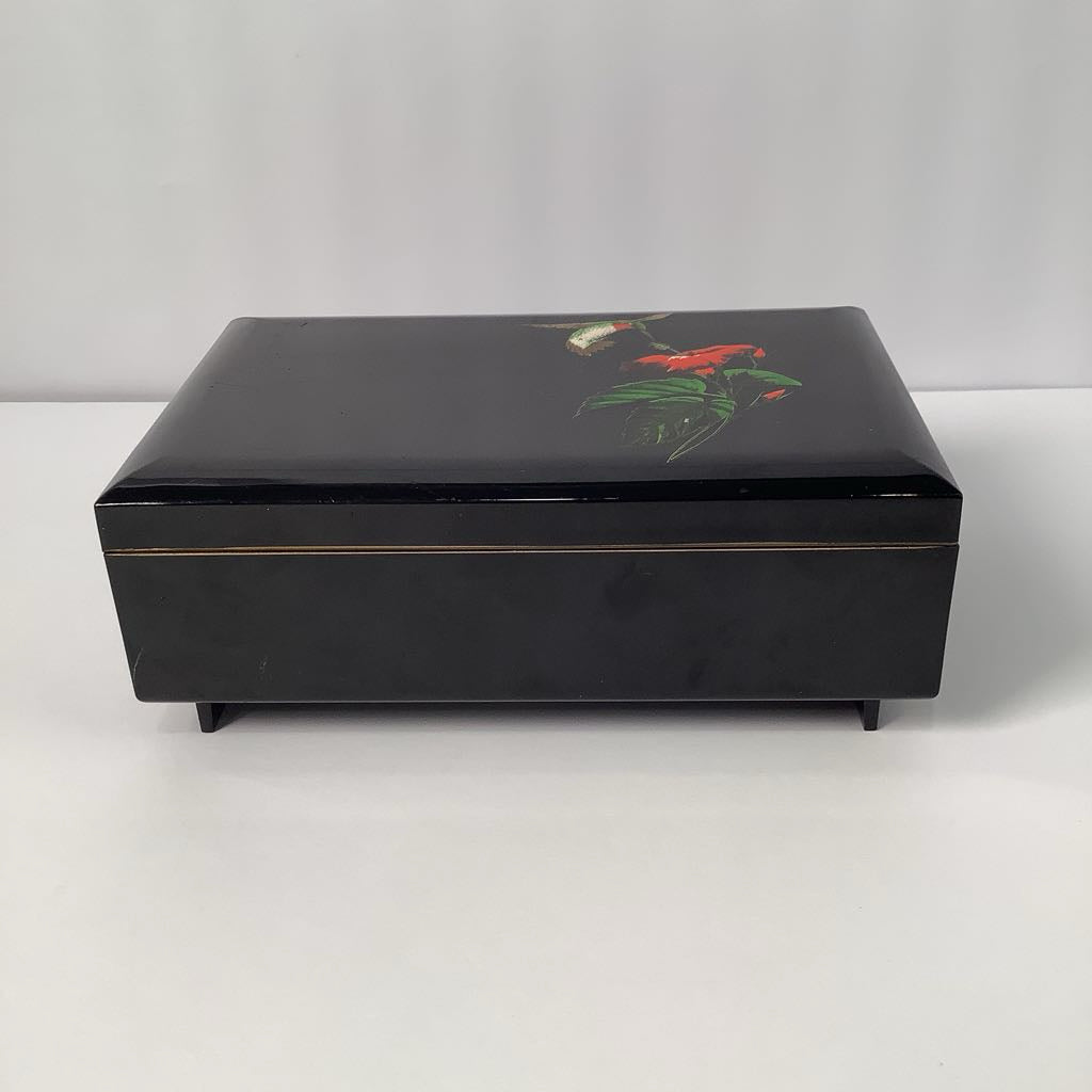 Vintage Lacquerware Otagiri Japan Jewelry Music Box