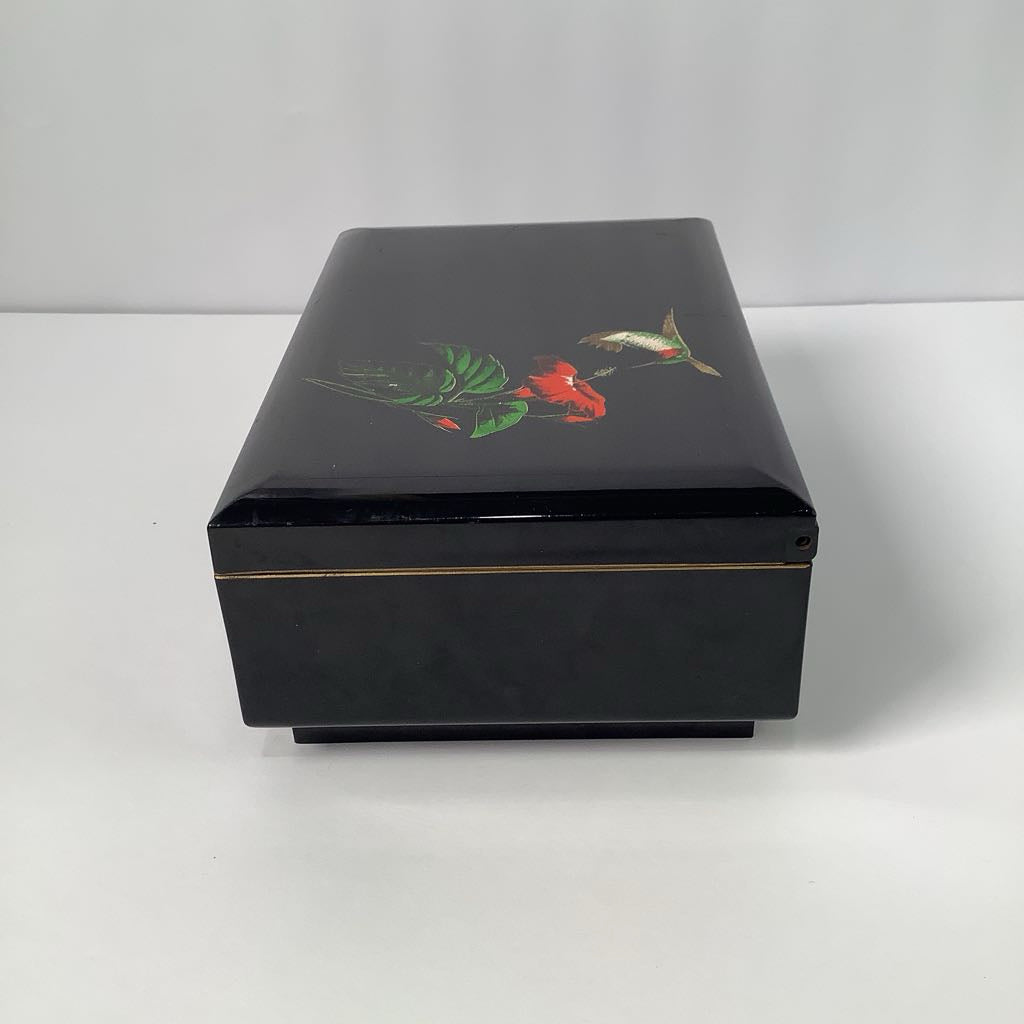 Vintage Lacquerware Otagiri Japan Jewelry Music Box