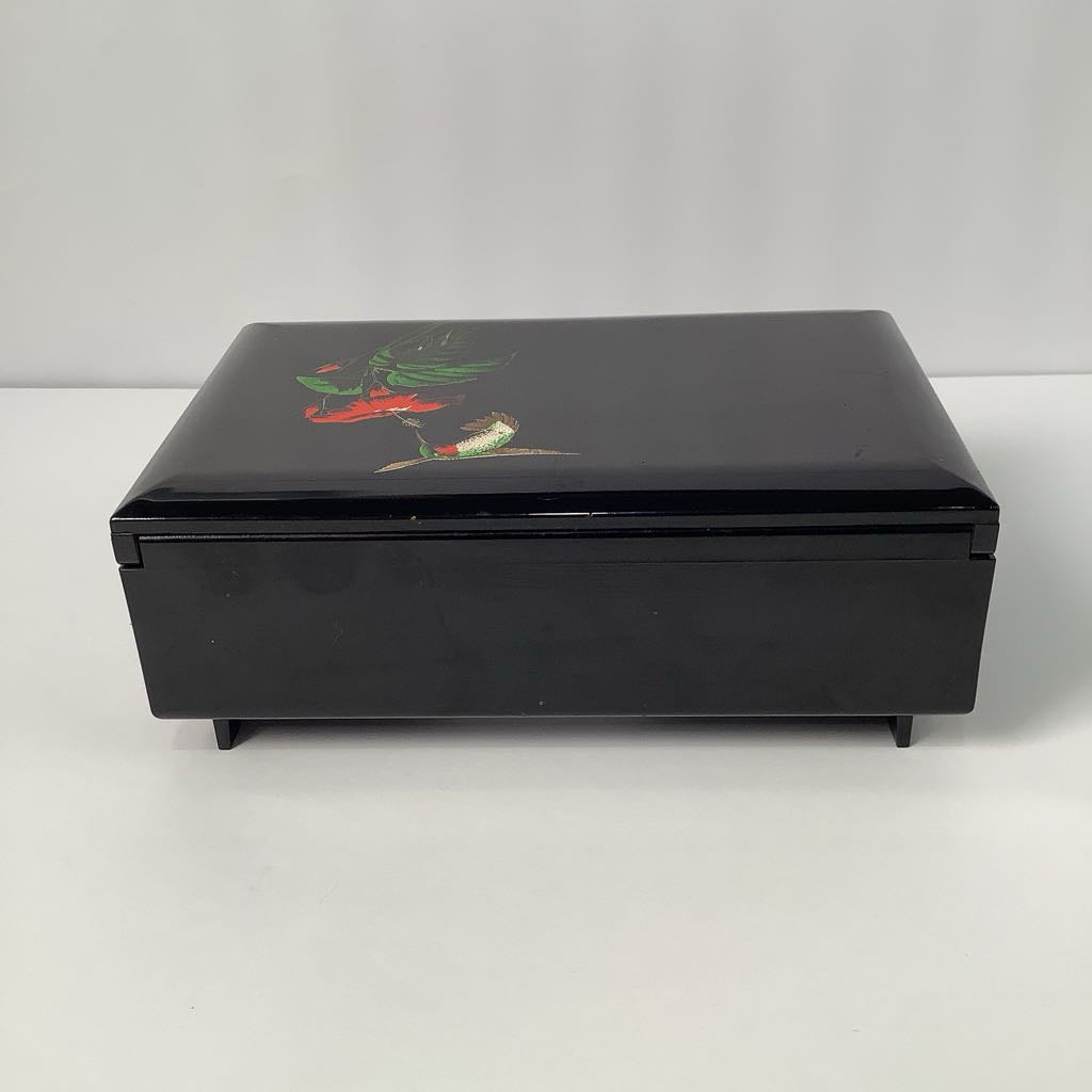 Vintage Lacquerware Otagiri Japan Jewelry Music Box