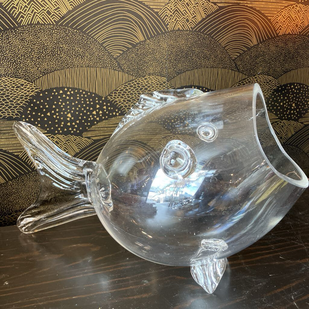 Mid Century Blenko Glass Fish
