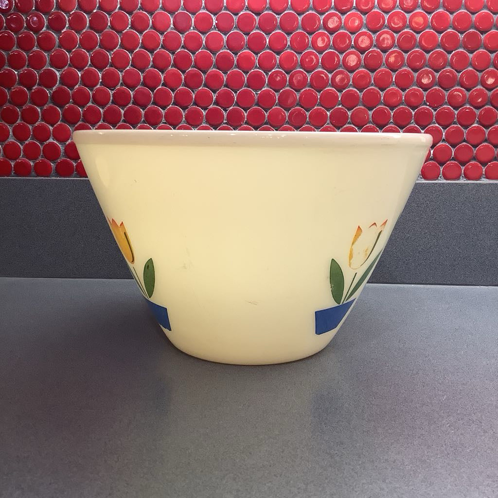 Vintage Fire King Tulip Mixing Bowl