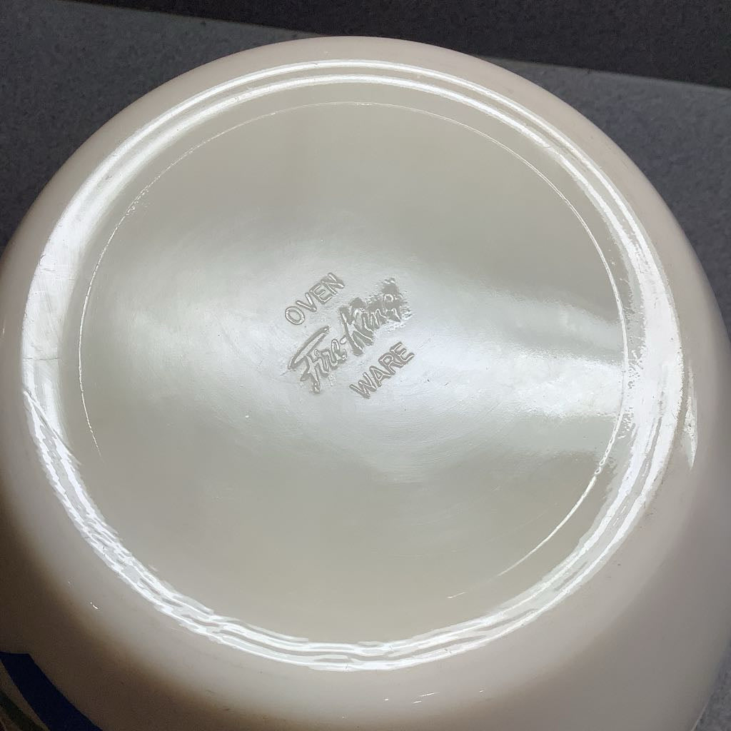 Vintage Fire King Tulip Mixing Bowl