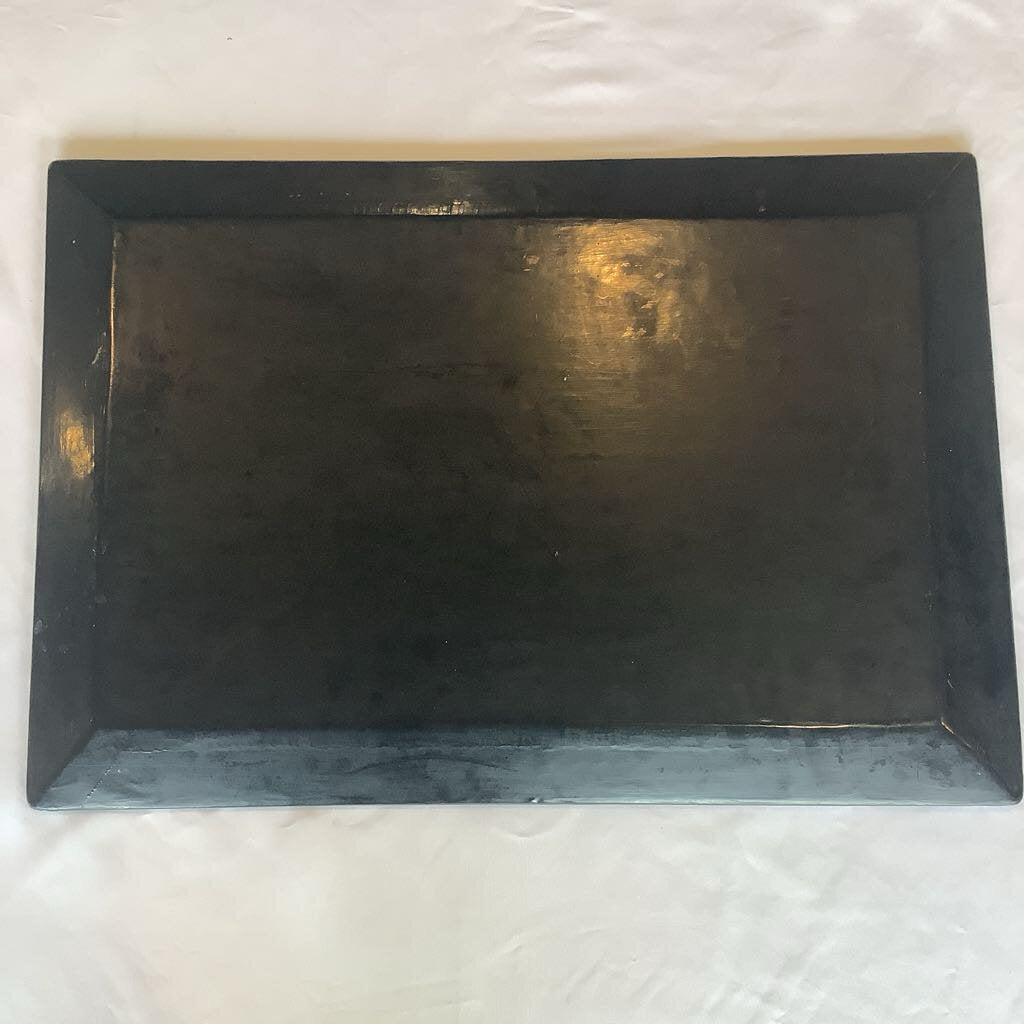 Cats Birds Lacquerware Tray - India