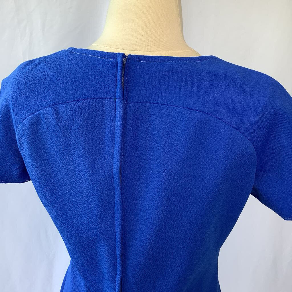 1960s Blue Mod Dress with Pockets