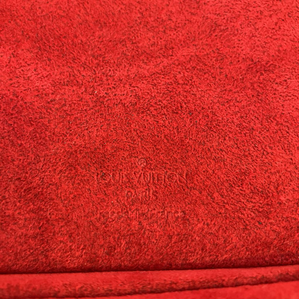 Authentic Vintage Louis Vuitton Red Epi Vanity Bag