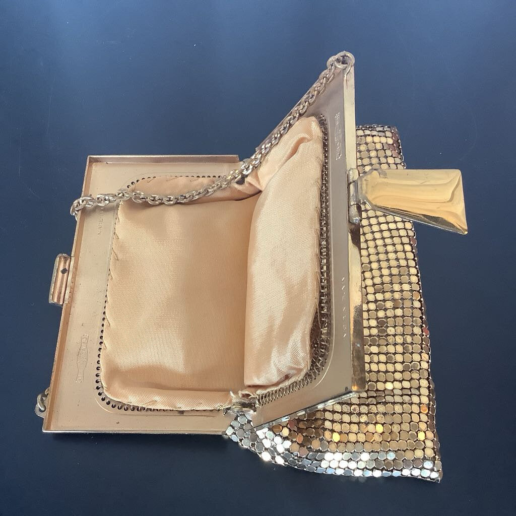 Vintage Gold Mesh Coin Purse