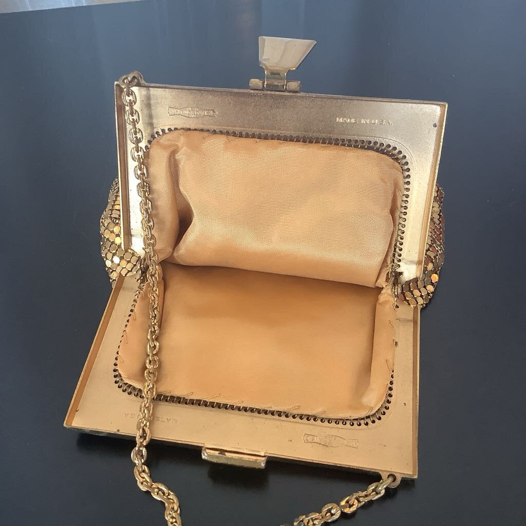 Vintage Gold Mesh Coin Purse