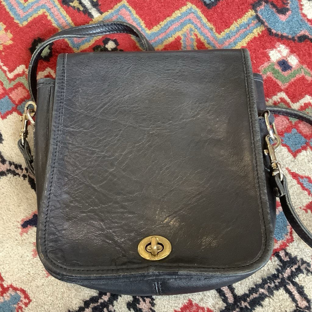 Vintage Coach Black Crossbody