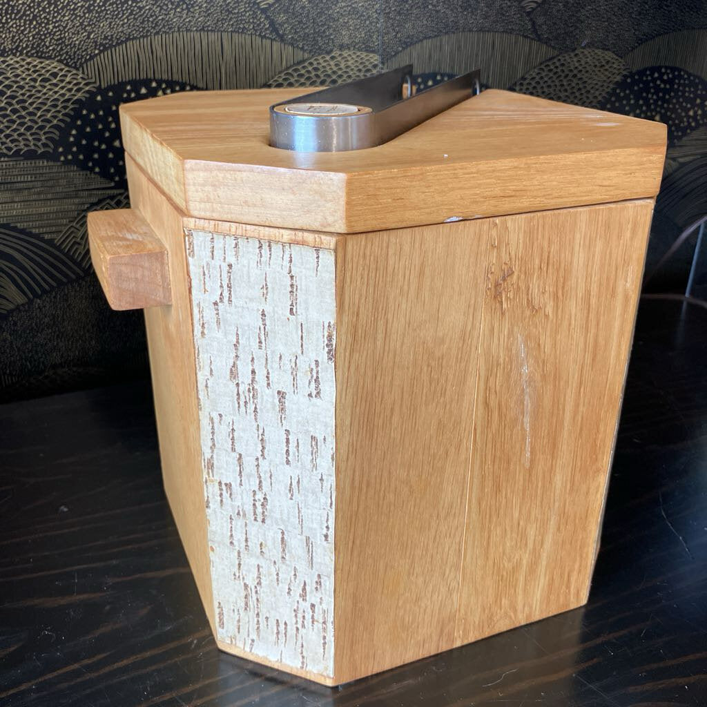 Vintage Georges Braird Ice Bucket with Tongs