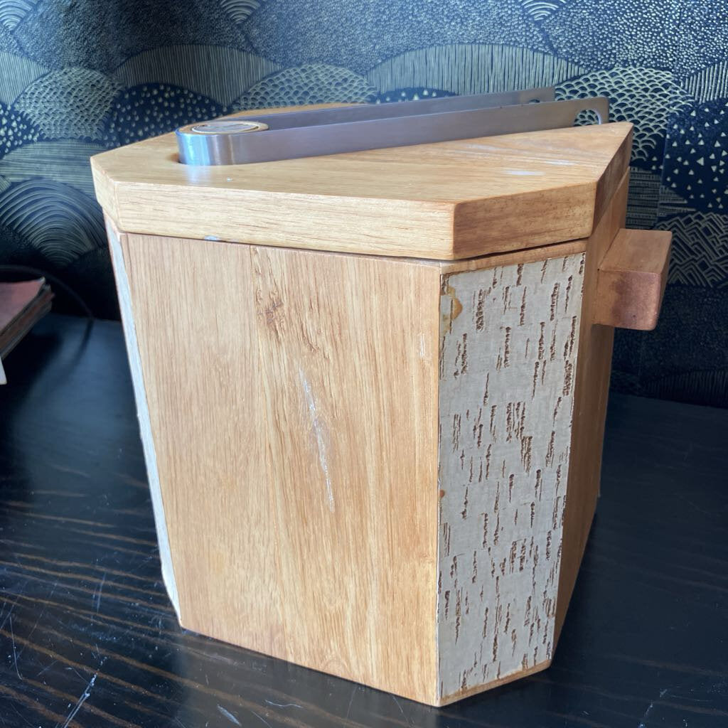 Vintage Georges Braird Ice Bucket with Tongs