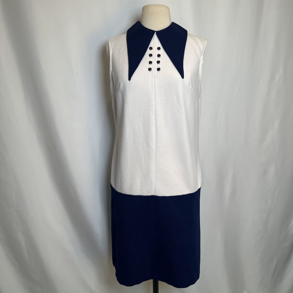 60s Union Made Drop Waist Scooter Dress