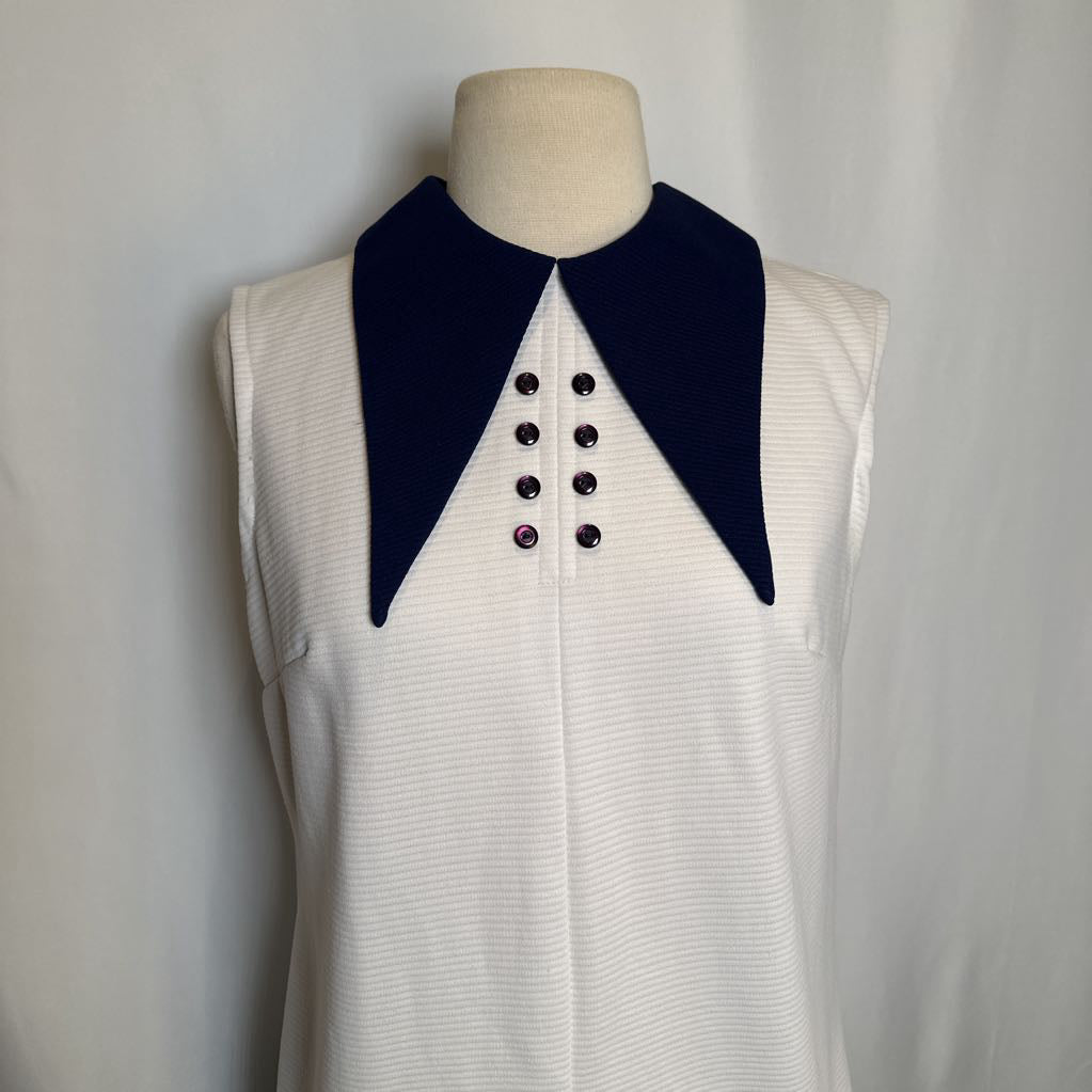 60s Union Made Drop Waist Scooter Dress