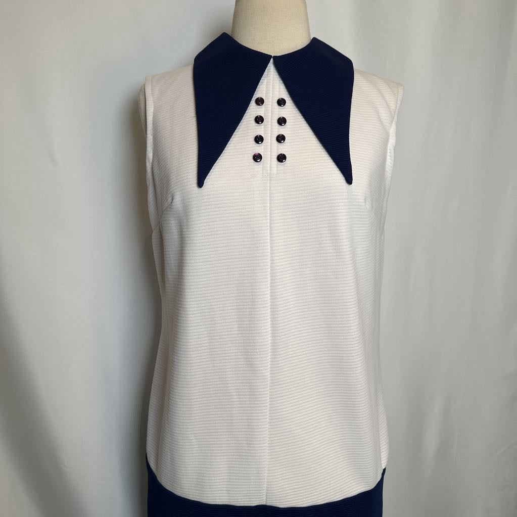 60s Union Made Drop Waist Scooter Dress