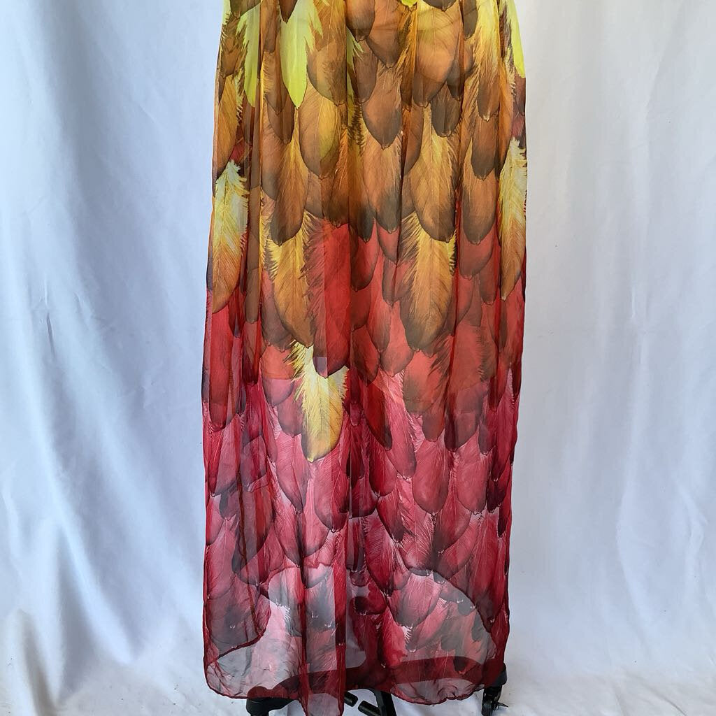 Gathered Top Strapless Dress Chiffon