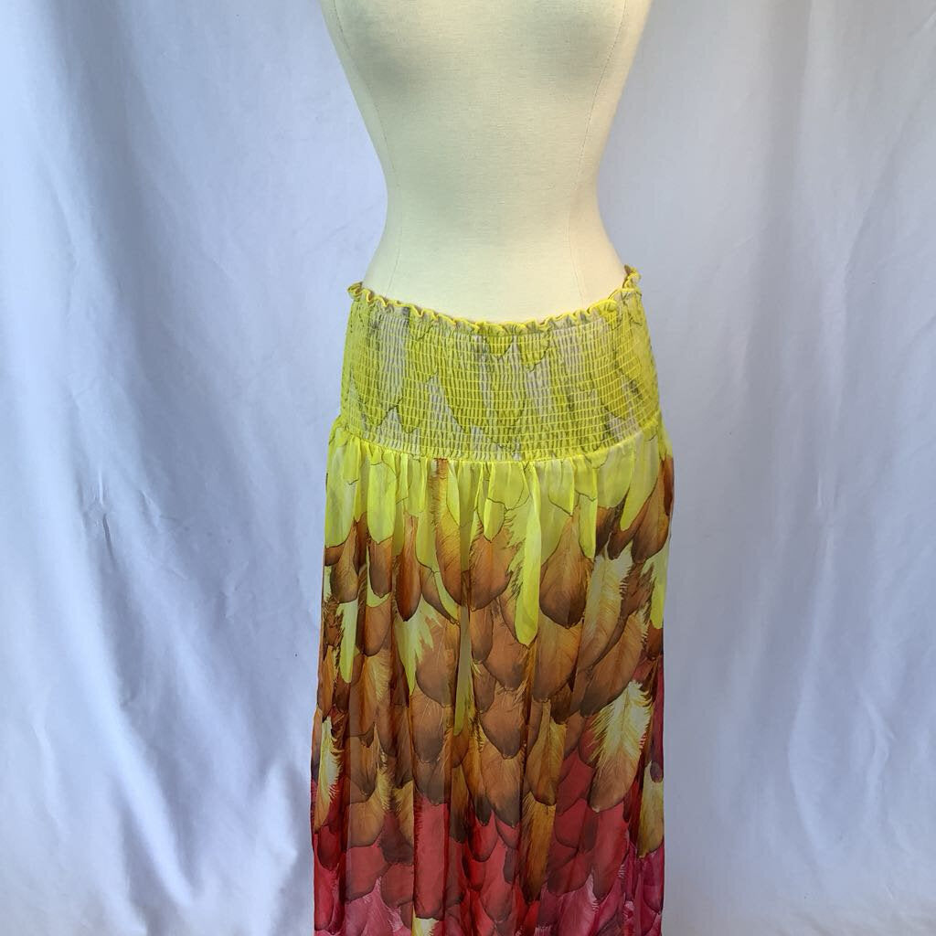 Gathered Top Strapless Dress Chiffon