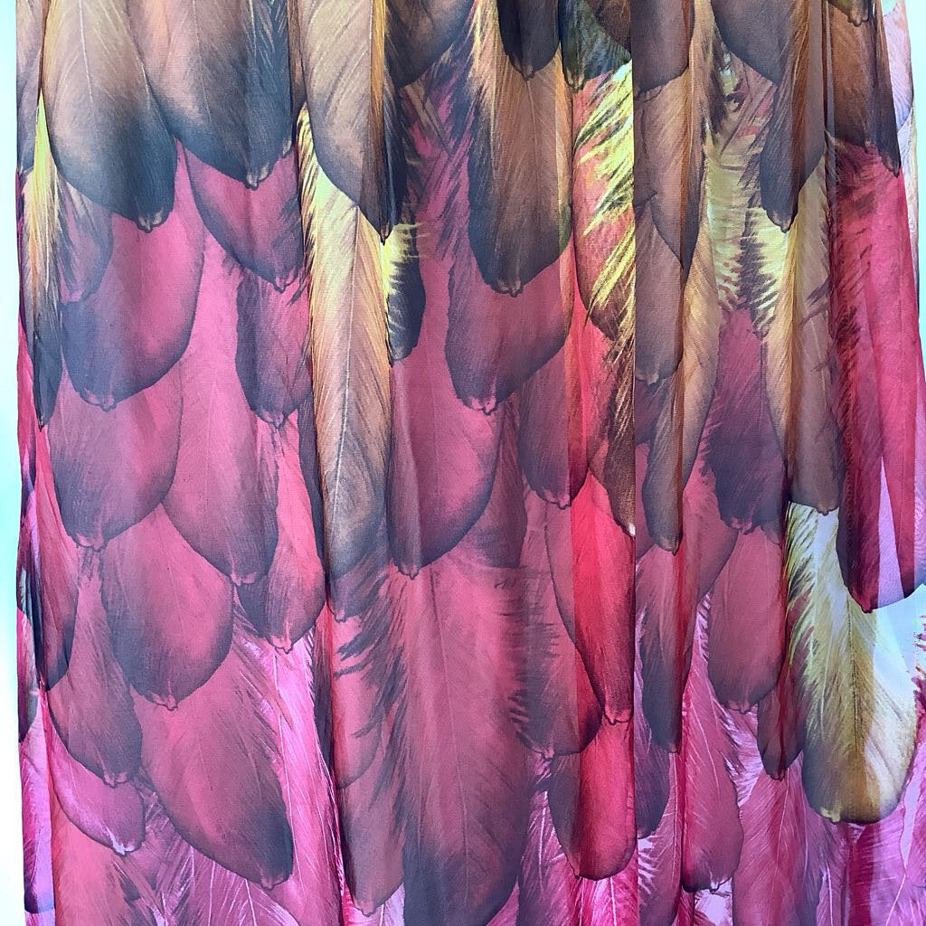 Gathered Top Strapless Dress Chiffon