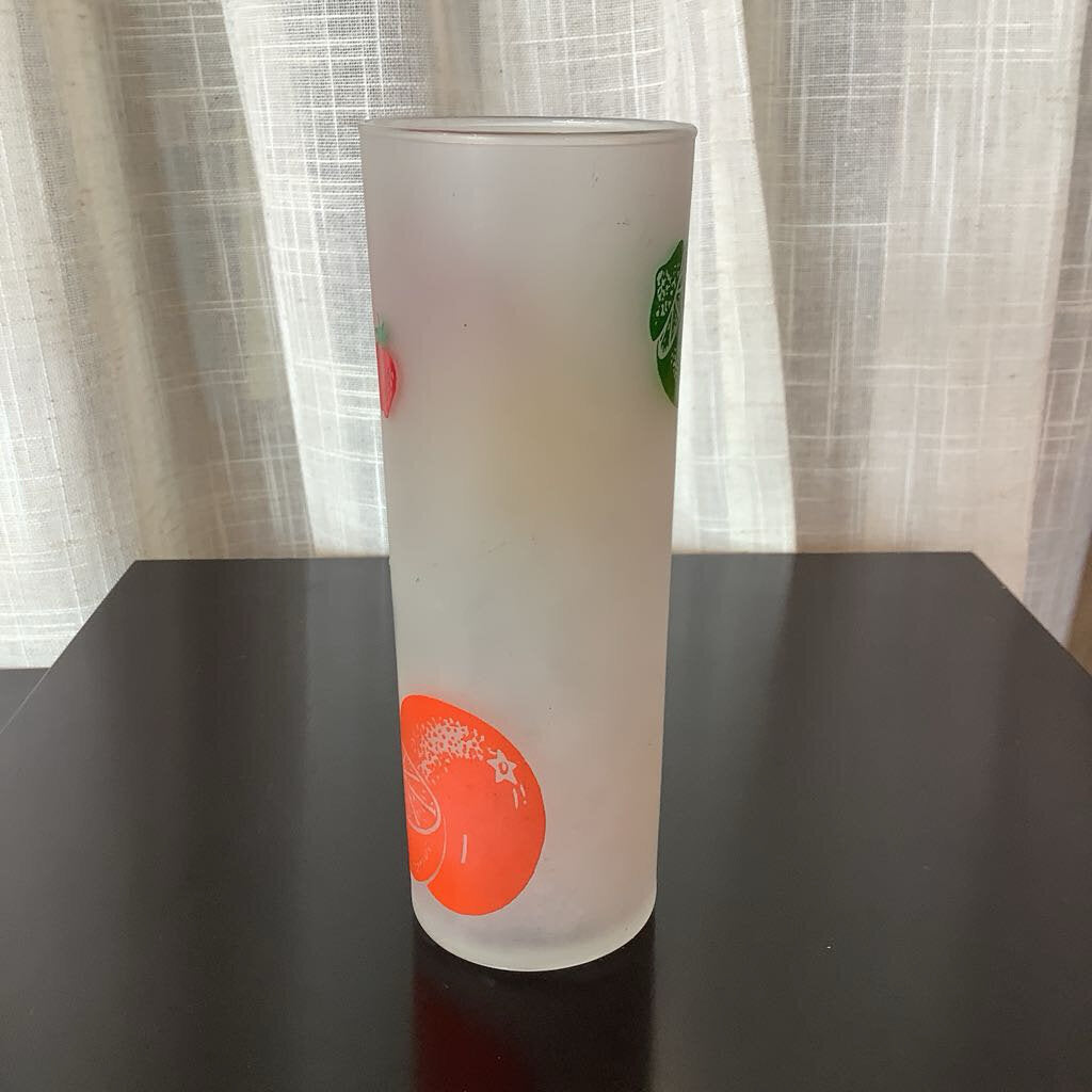 Mid Century Modern 1950's Federal Frosted Glass Tumblers