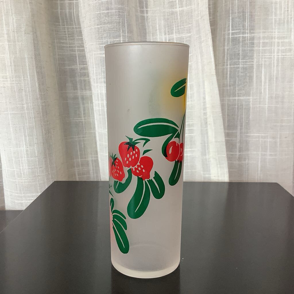 Mid Century Modern 1950's Federal Frosted Glass Tumblers