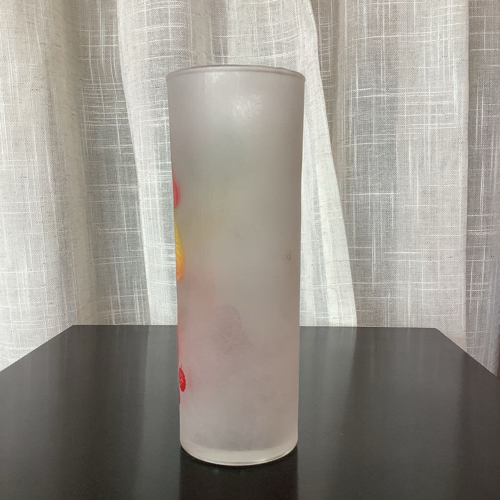 Mid Century Modern 1950's Federal Frosted Glass Tumblers