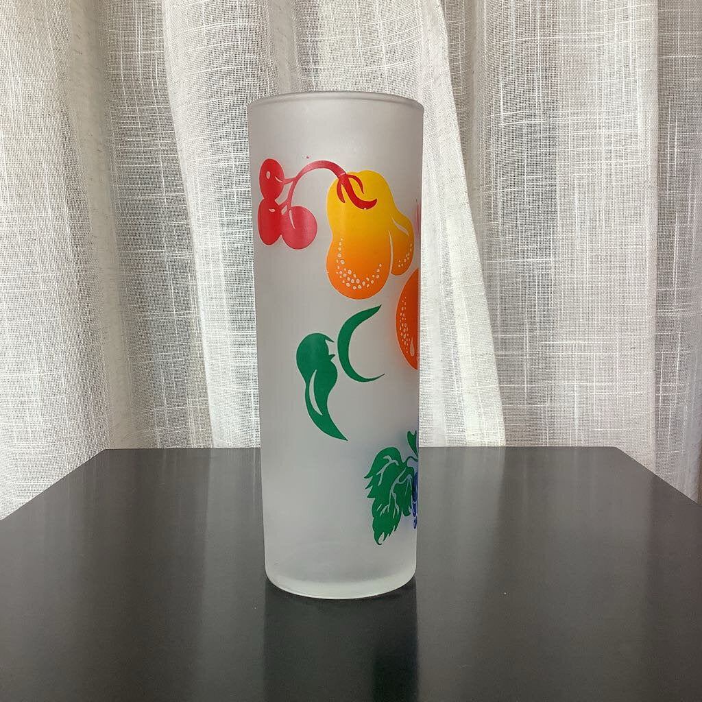 Mid Century Modern 1950's Federal Frosted Glass Tumblers