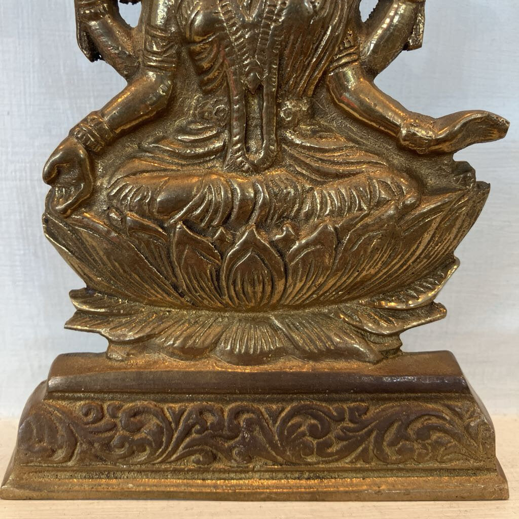 Brass Stand of the Goddess Lakshmi