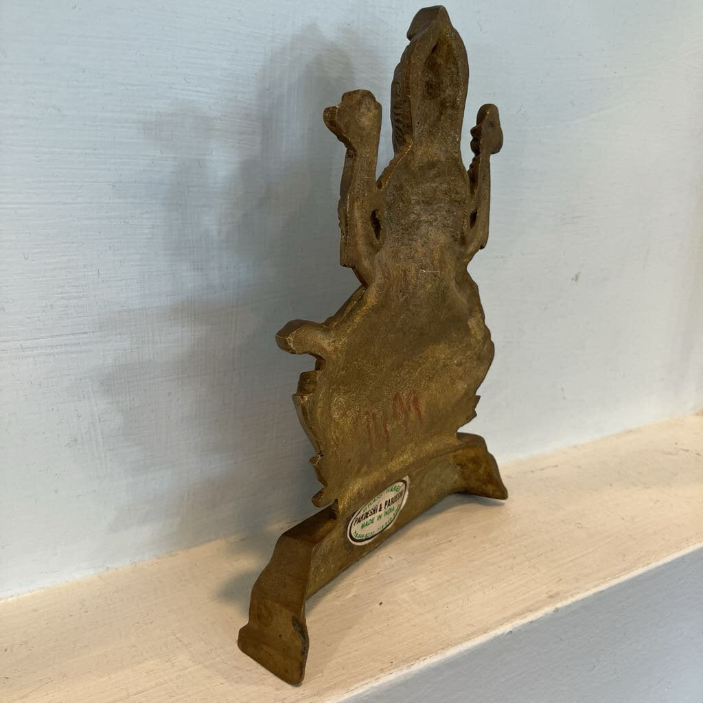 Brass Stand of the Goddess Lakshmi