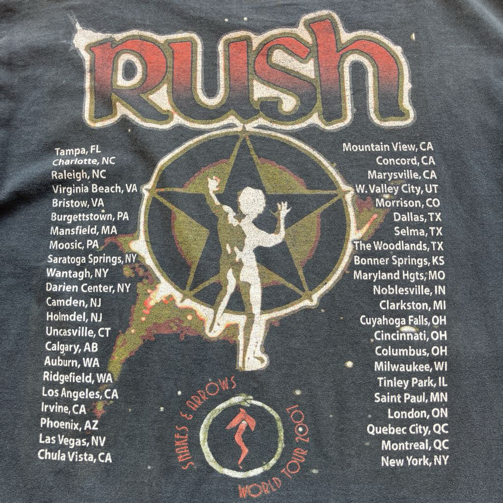 2007 Rush World Tour T-shirt