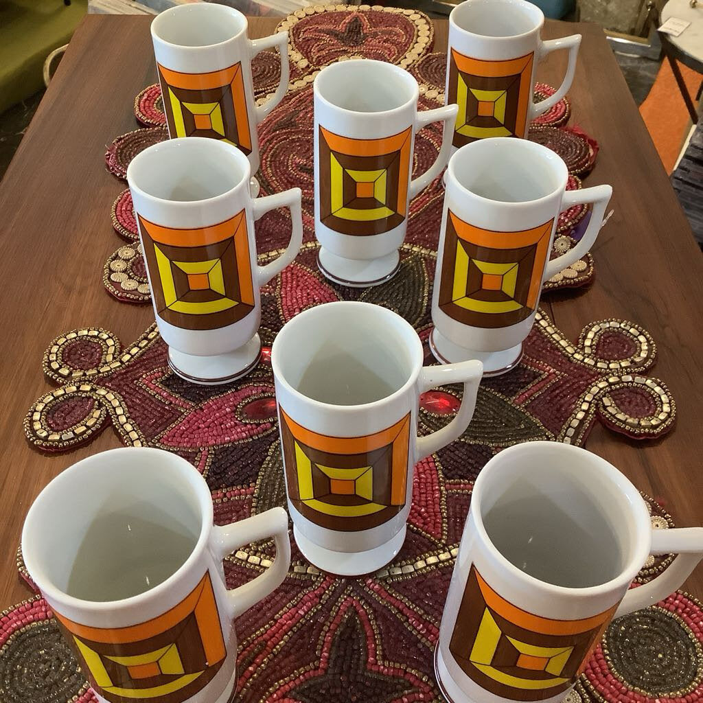 MCM Mod Espresso Mugs
