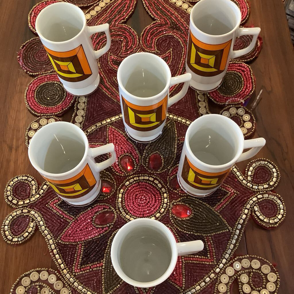 MCM Mod Espresso Mugs