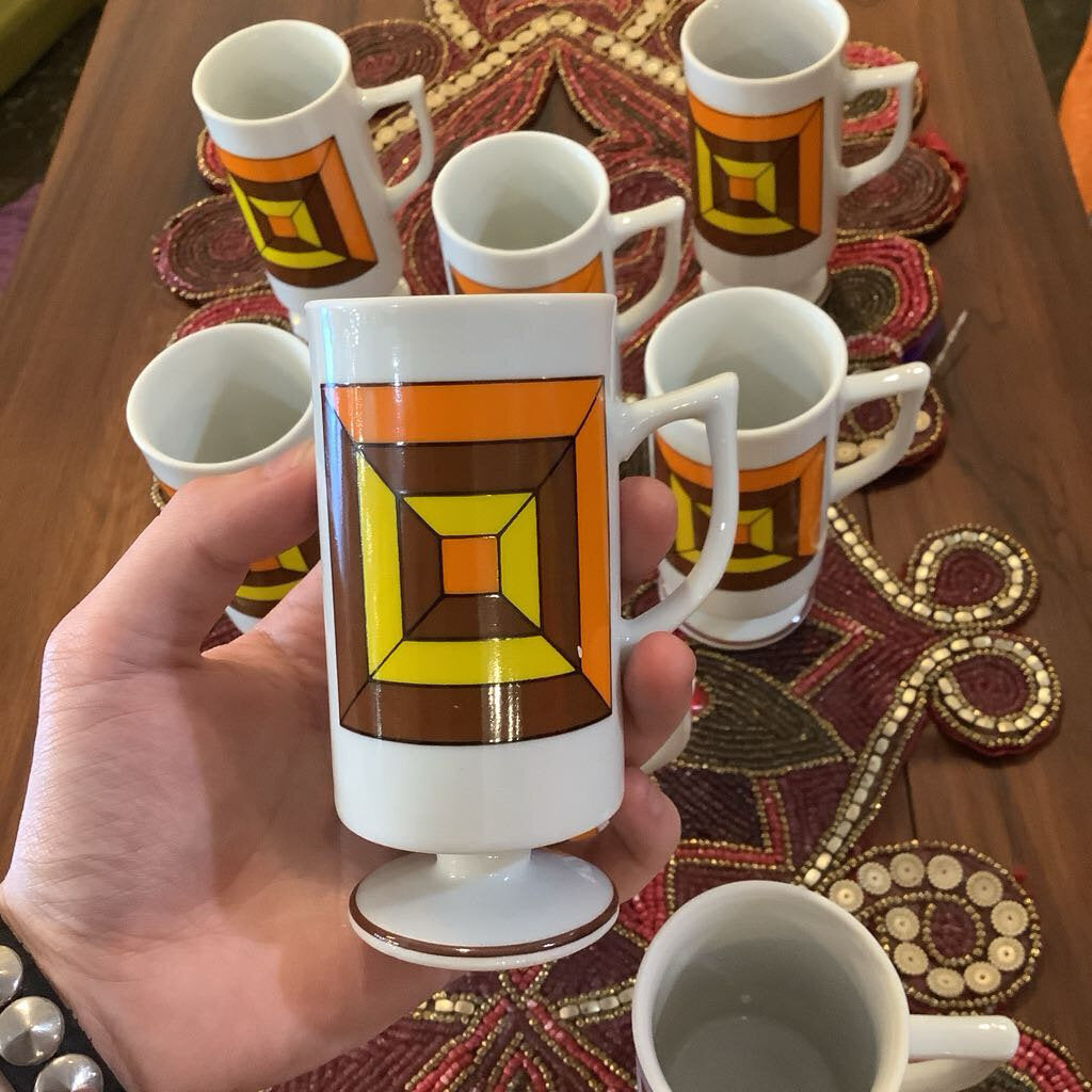 MCM Mod Espresso Mugs