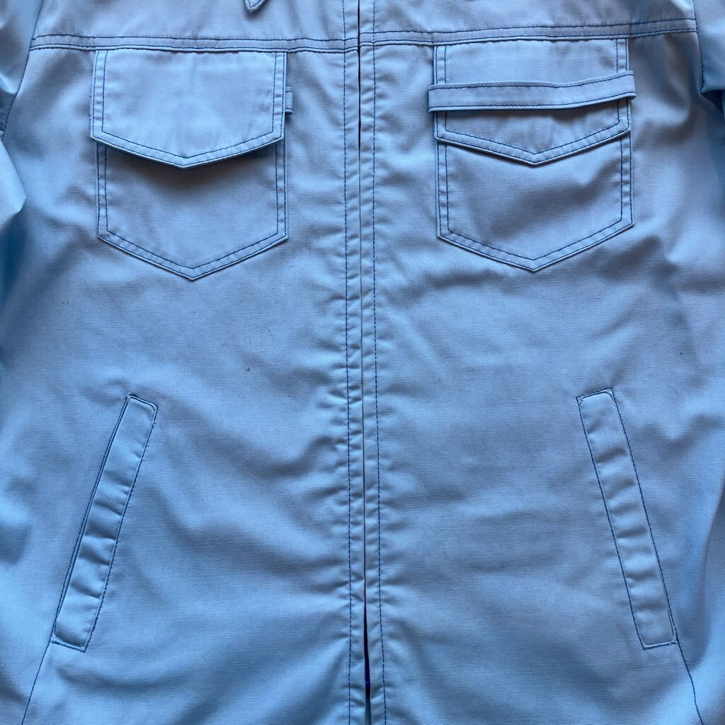 1960s Men's Baby Blue Golf Jacket