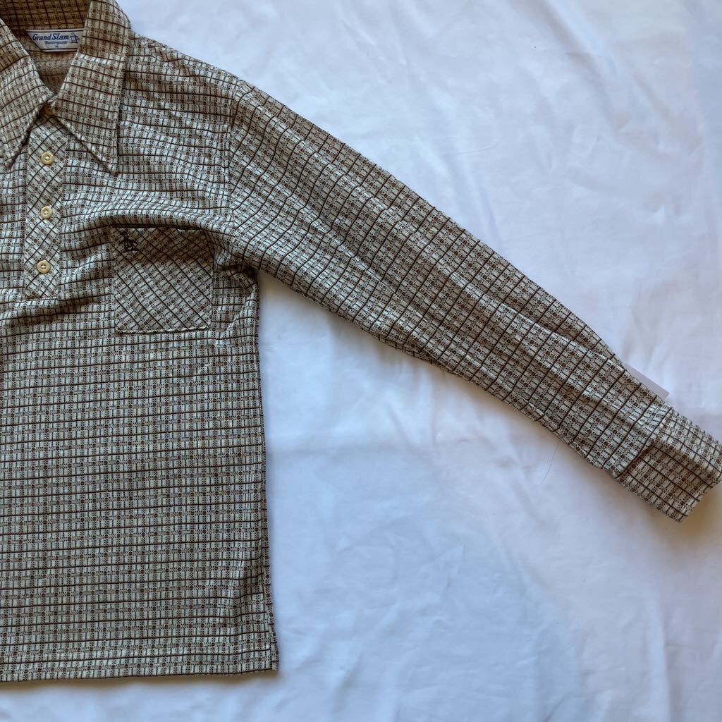 1970s Men's Munsingwear Half Button Shirt