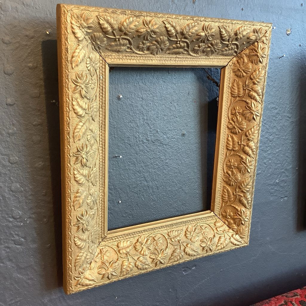Antique Gold Ornate Embossed Thick Frame