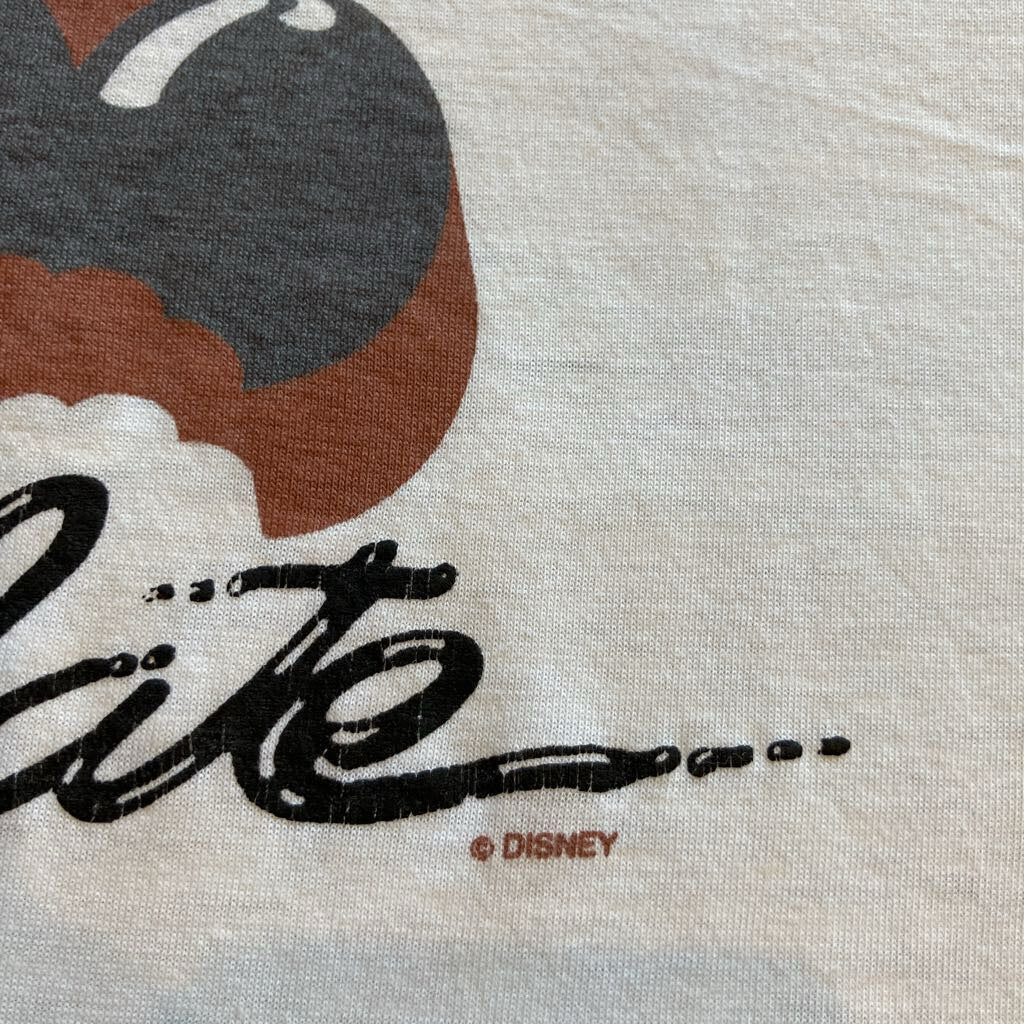 1980's Mickey Chocolate T-shirt