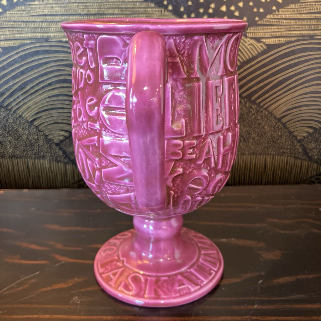 Vintage Set of Four Ceramic Love Mugs
