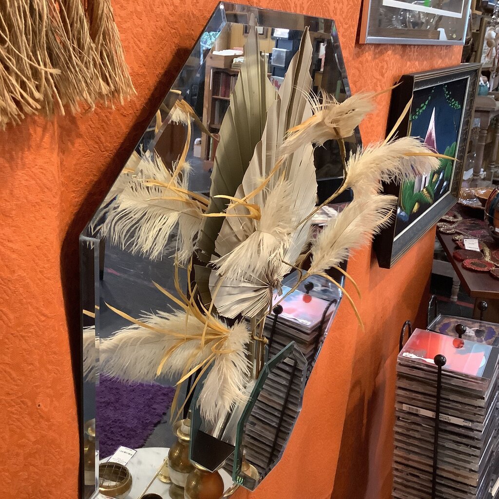 80's Octagon Beveled Mirror