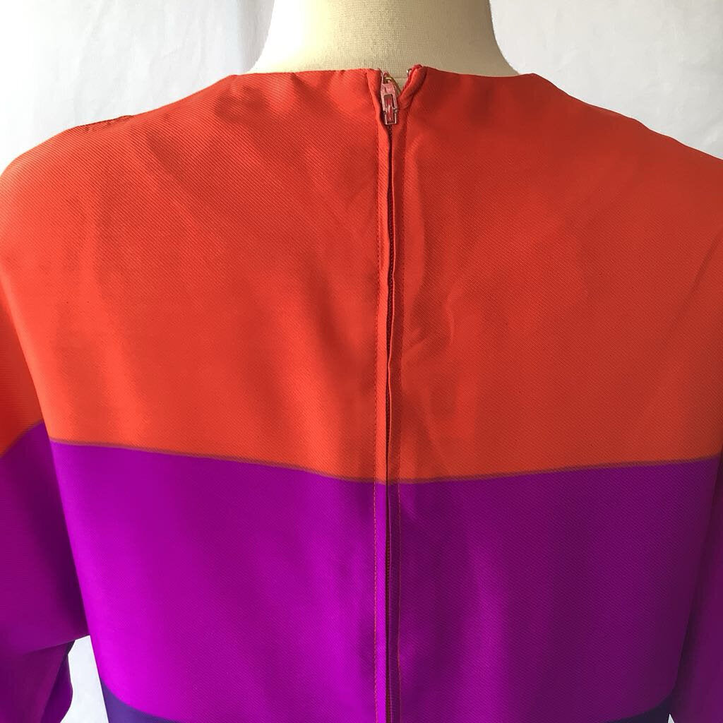 1970s Vera Neumann Color Block Mini Dress Tunic