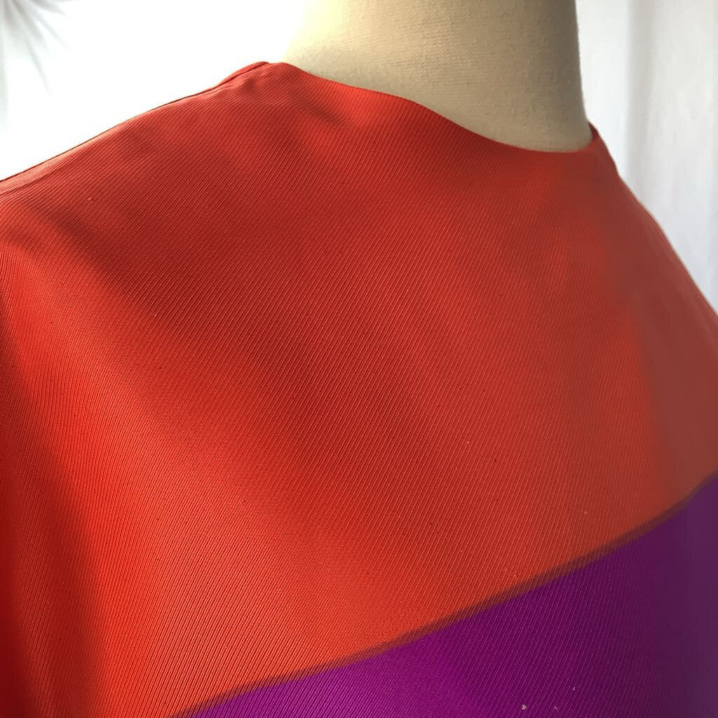 1970s Vera Neumann Color Block Mini Dress Tunic