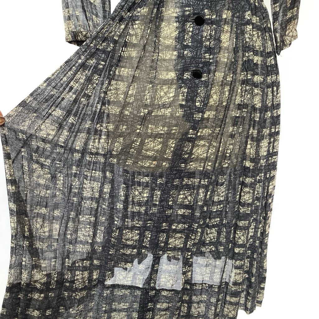 1950s 60s Abercrombie & Fitch Sheer Dress