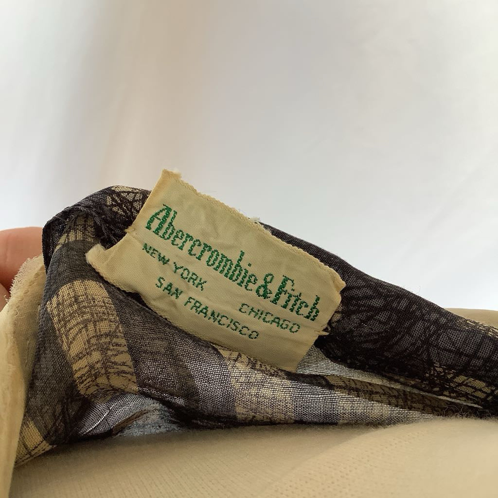 1950s 60s Abercrombie & Fitch Sheer Dress