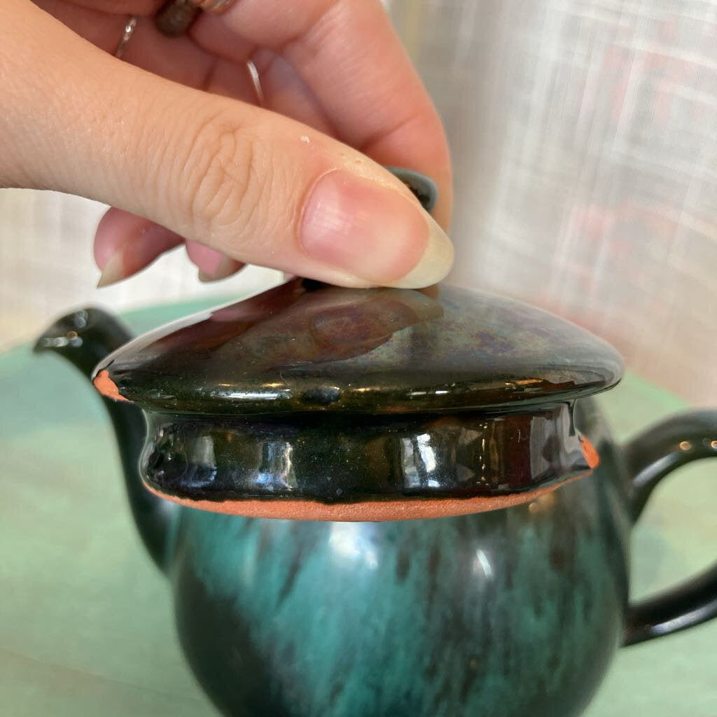 1960s Evangeline Ware Teapot by Canuck Pottery Quebec