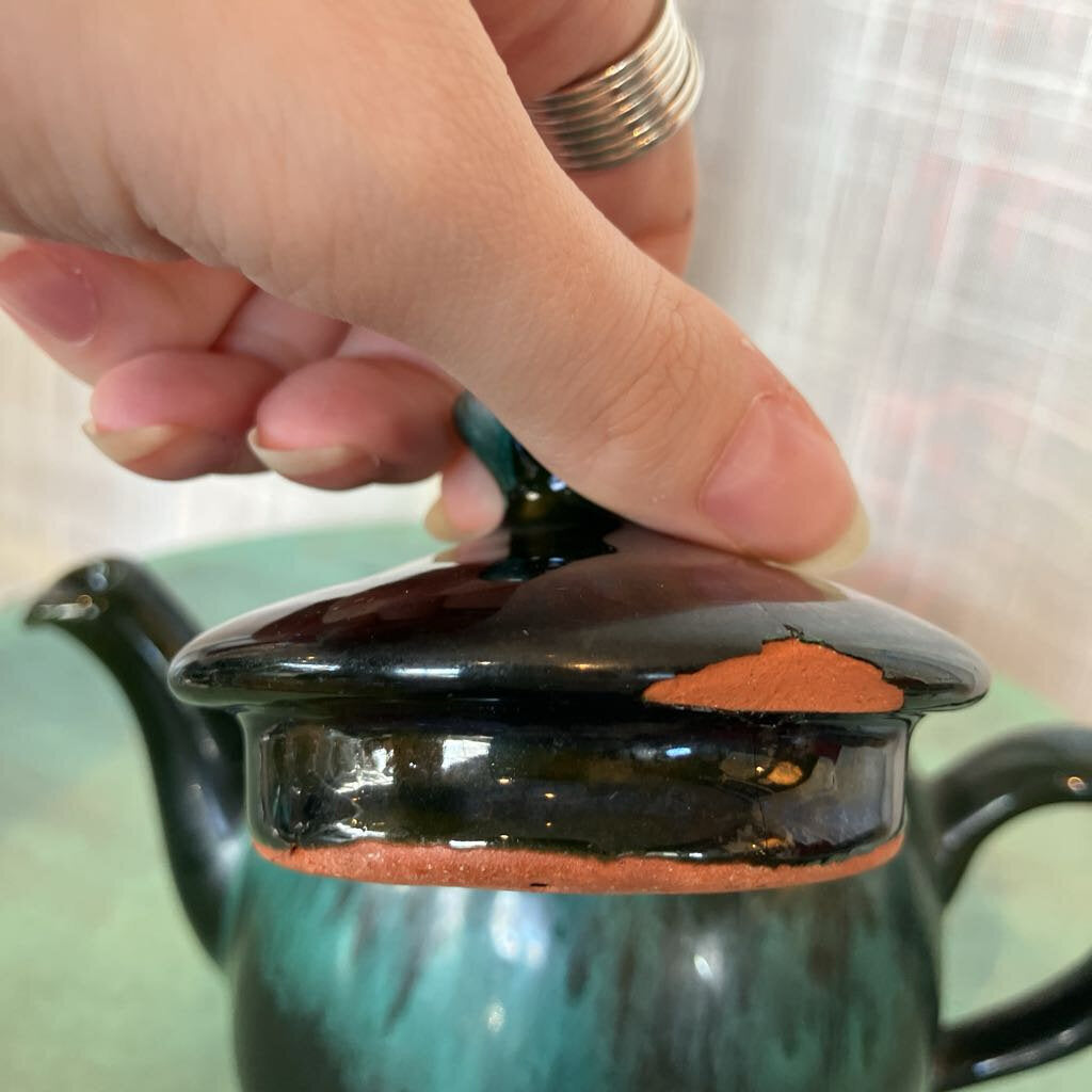 1960s Evangeline Ware Teapot by Canuck Pottery Quebec