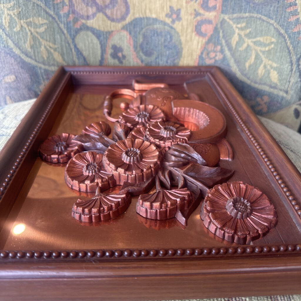 1970's Copper Floral Decor by Coppercraft Guild