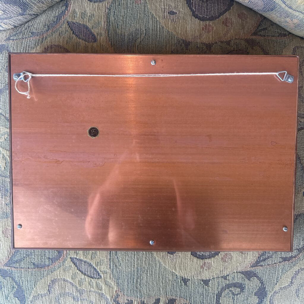 1970's Copper Floral Decor by Coppercraft Guild