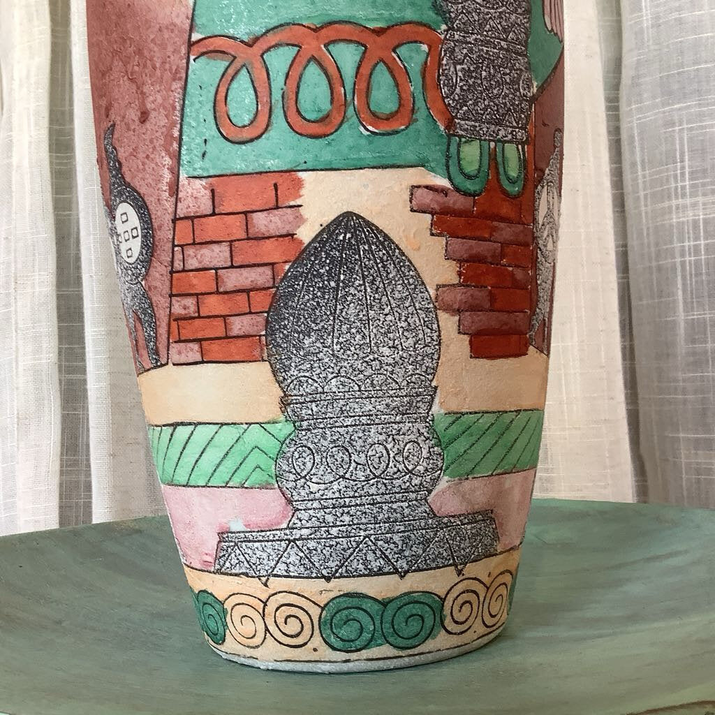 Minoan Period Style Ceramic Greek Vase