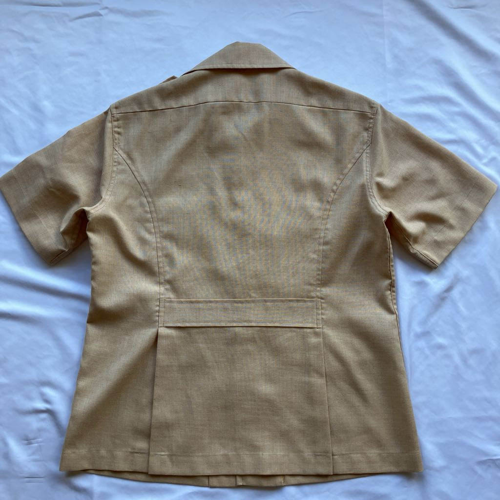 70s Men's Linen Safari Suit