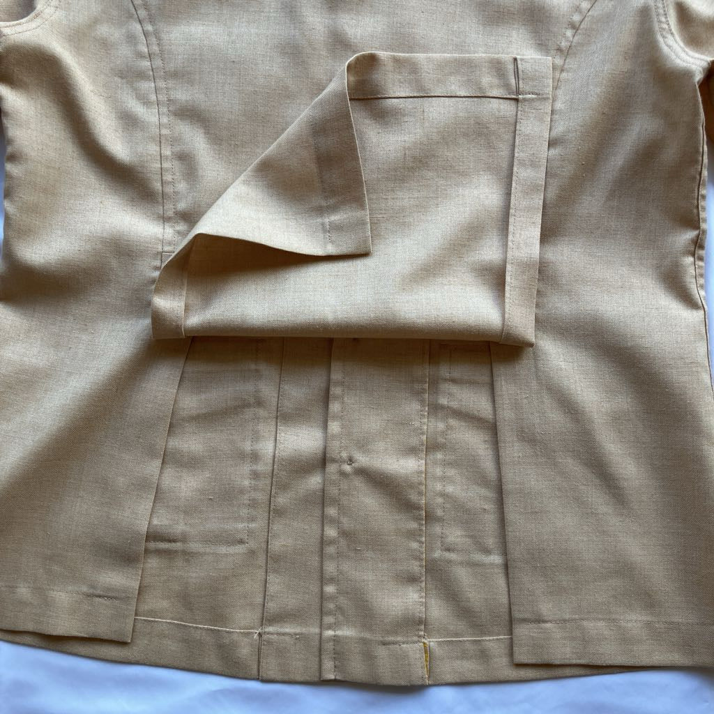 70s Men's Linen Safari Suit