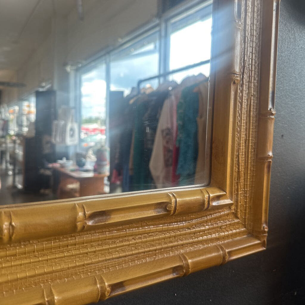 1970s Faux Bamboo Mirror