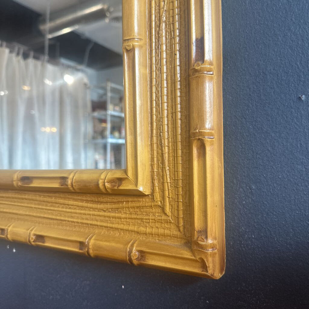 1970s Faux Bamboo Mirror