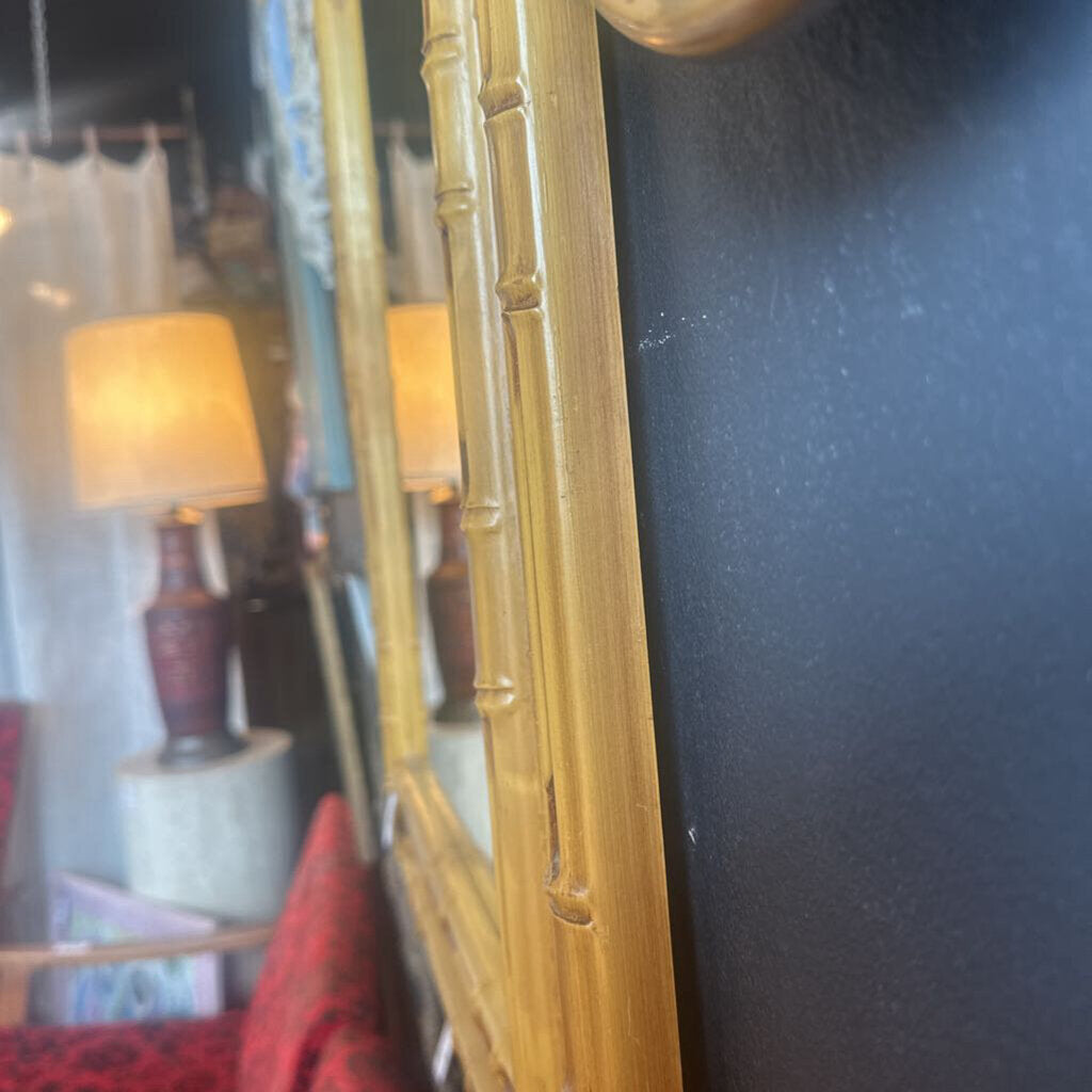 1970s Faux Bamboo Mirror